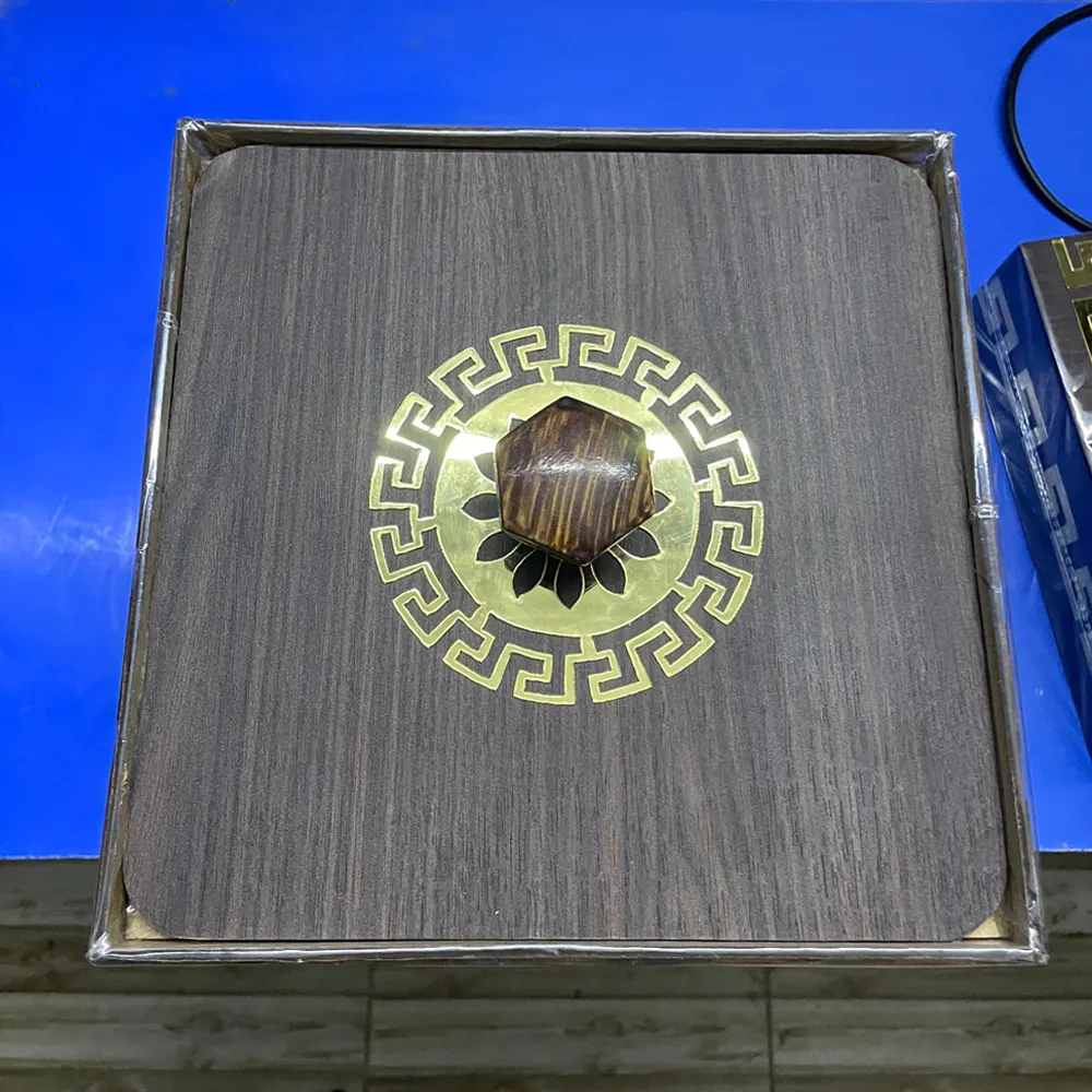 Multi Purpose Duarable Room Versace Design Dustbin With Tissue Box