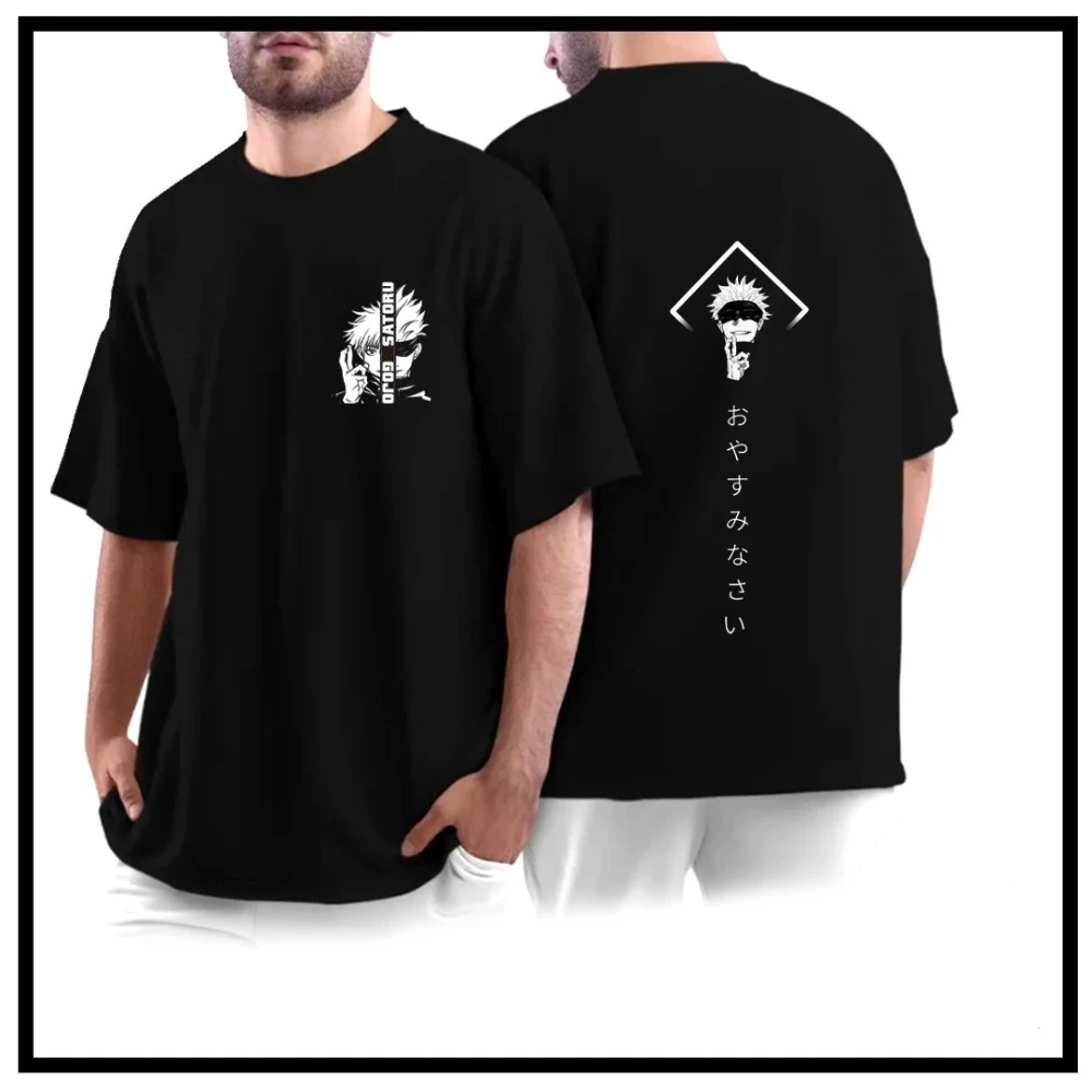 Silent Curse Gojo Oversized Drop Shoulder Tee