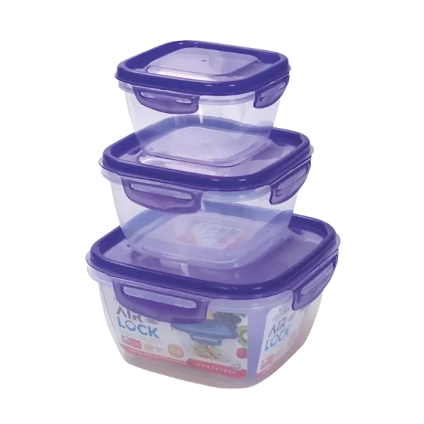 Air Lock Container (3 Pcs Set)