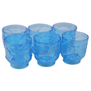 Diamond Acrylic Tumblers - Pack of Six