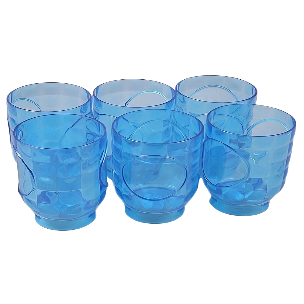 Diamond Acrylic Tumblers - Pack of Six