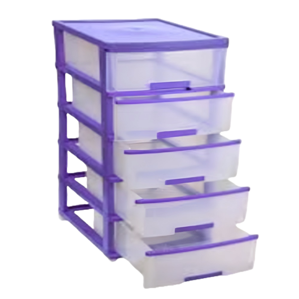 5 Drawer Plastic Storage