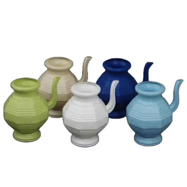 Classic Asian Plastic Lota Pack of 2 (Multicolour)